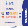 Basket, il CUS Sassari lotta per 40′, ma vince il Sant’Orsola