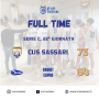 Il CUS Sassari termina la regular season con una vittoria